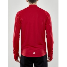 Craft Training Jacket Evolve Full Zip - durable mid-layer jacket made of stretch material - red Men